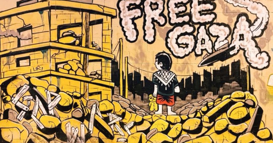 Gaza Solidarity Graffiti