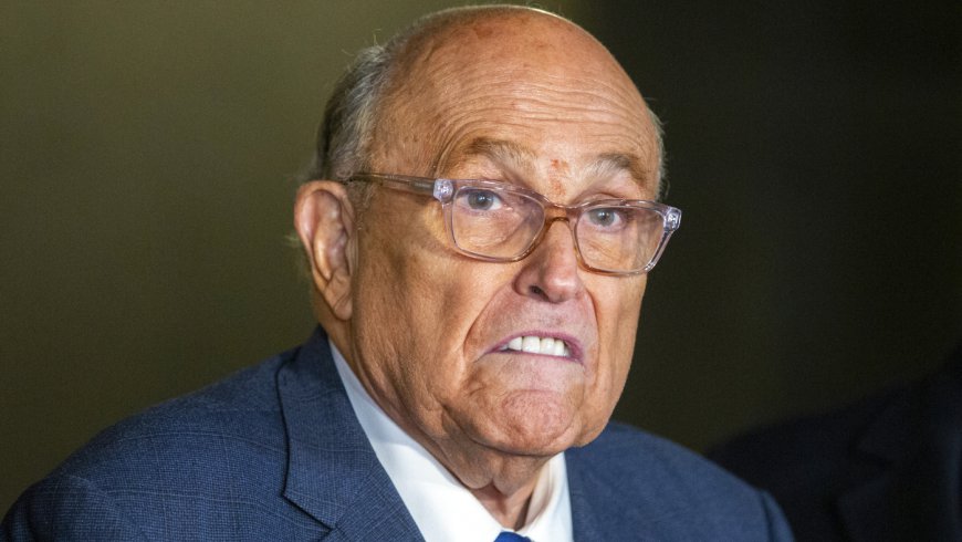 Rudy Giuliani hospitalized with broken vertebra after car accident, spokesperson says