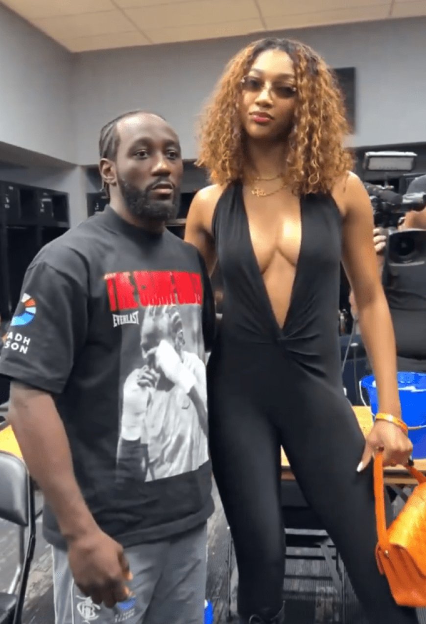 Angel Reese towers over Terence Crawford before Canelo Alvarez bout amid Sky saga