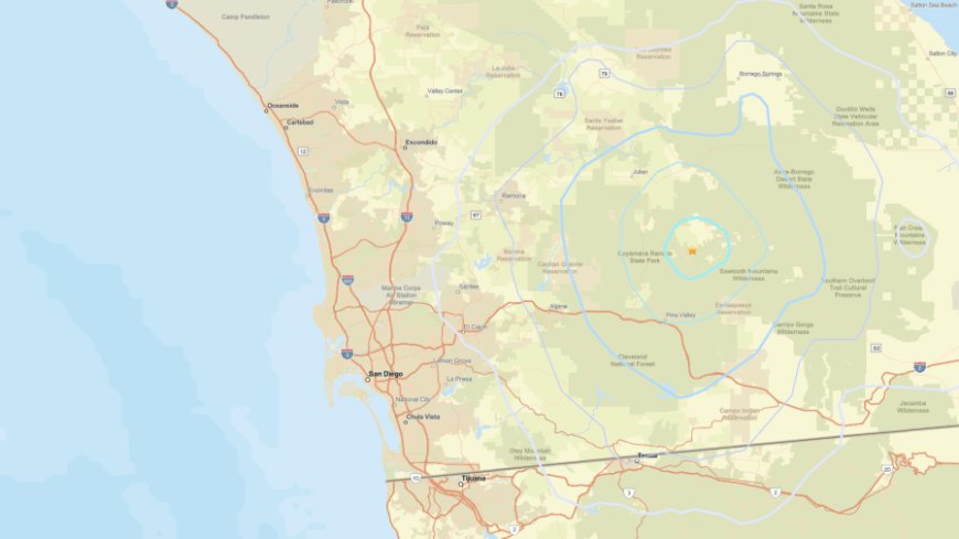 3.6 magnitude earthquake felt across San Diego County