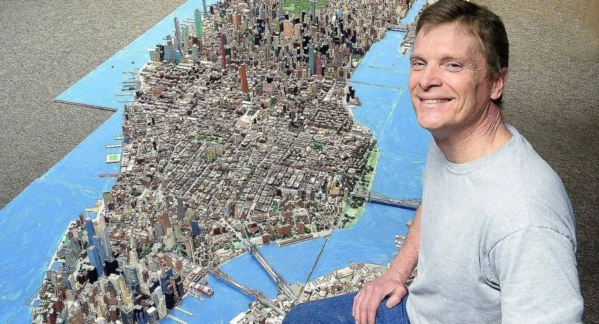 This trucker built a scale model of NYC over 21 years. It’s drawing museums’ attention.