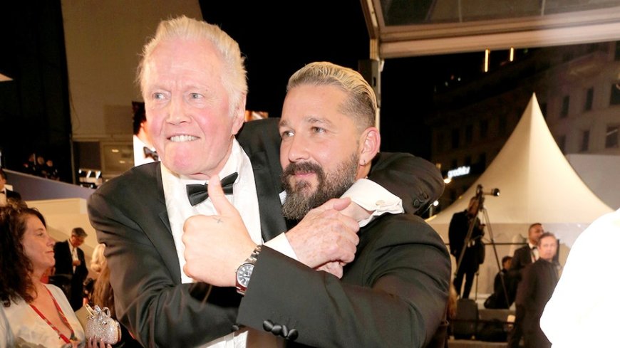 Shia LaBeouf discusses making 'amends' with pro-Trump, conservative co-star Jon Voight