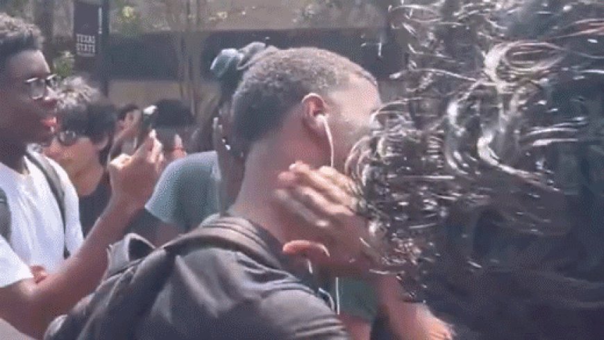 Video captures man acting out Charlie Kirk's assassination at Texas State vigil; Abbott calls for expulsion