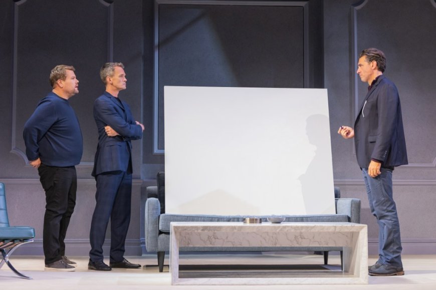‘Art’ review: James Corden and Neil Patrick Harris drone on about paintings in retro Broadway comedy