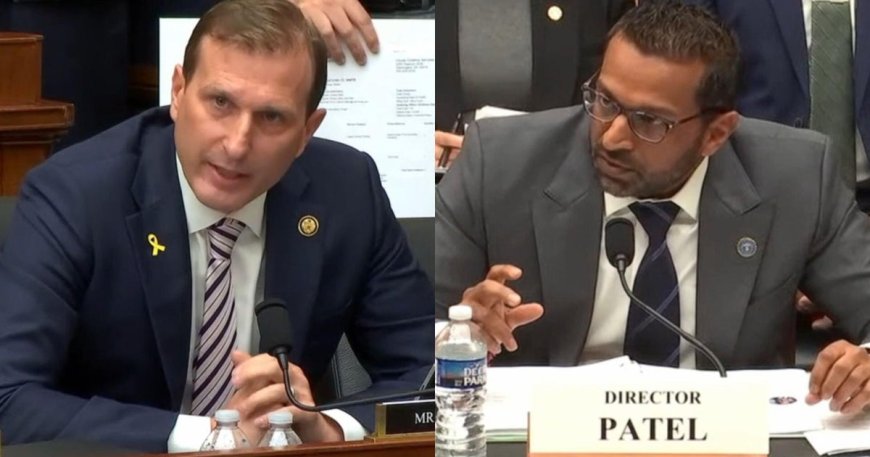Watch: Rep. Dan Goldman asks Kash Patel about Trump's name in Epstein files