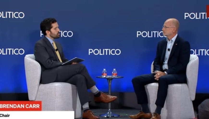 FCC Chairman Brendan Carr Rejects Politico Push on Big Tech Censorship