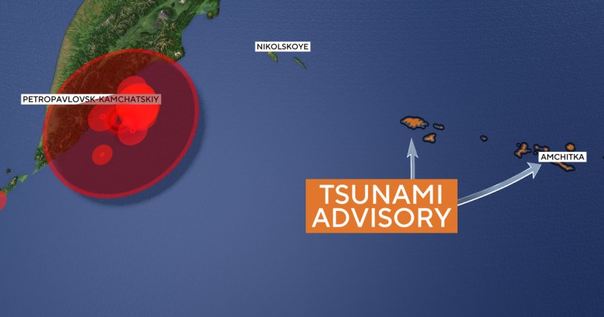 Tsunami advisory for parts of Alaska lifted after earthquake off Russia's coast