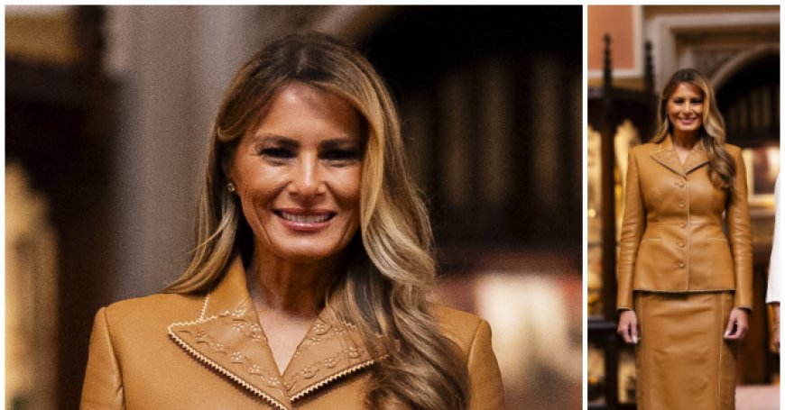 Fashion Notes: Melania Trump Bids Farewell to British Royals in Louis Vuitton