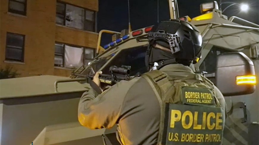 Hundreds of federal agents in Chicago carry out operation targeting suspected Tren de Aragua gang members