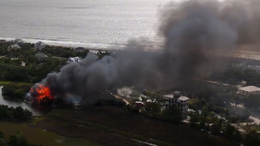 Lingering questions after arson ruled out in devastating fire at judge's waterfront mansion