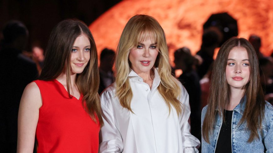 Nicole Kidman leans on daughters Sunday Rose and Faith Margaret as she navigates Keith Urban split
