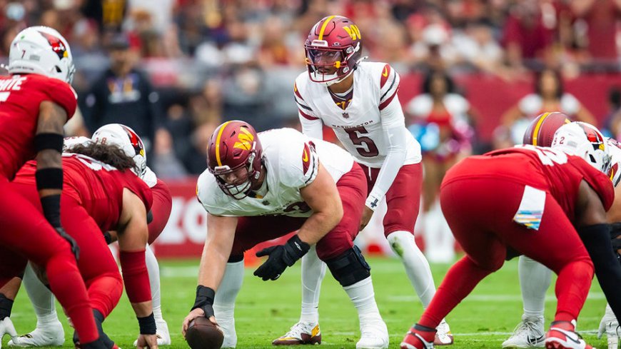 Commanders' Tyler Biadasz discusses building chemistry with Jayden Daniels