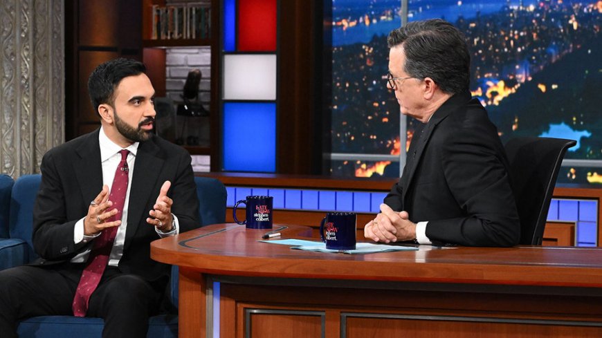 Mamdani says Colbert show shocked him when producer pitched 'game' to discuss Israel-Hamas war