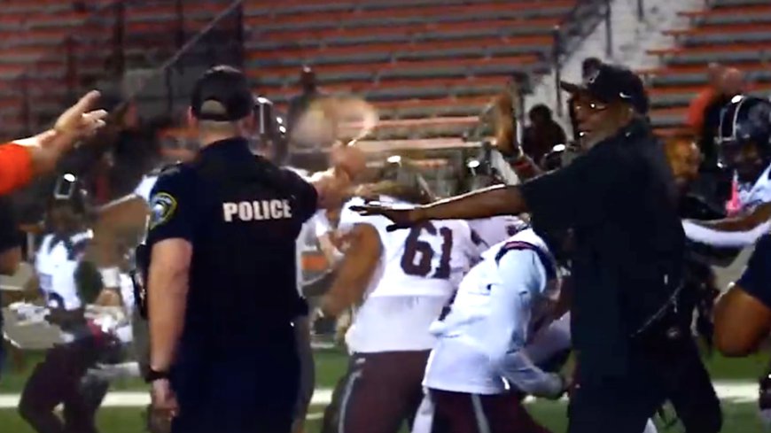 High school football team travels 500 miles only to get pepper sprayed by police after loss