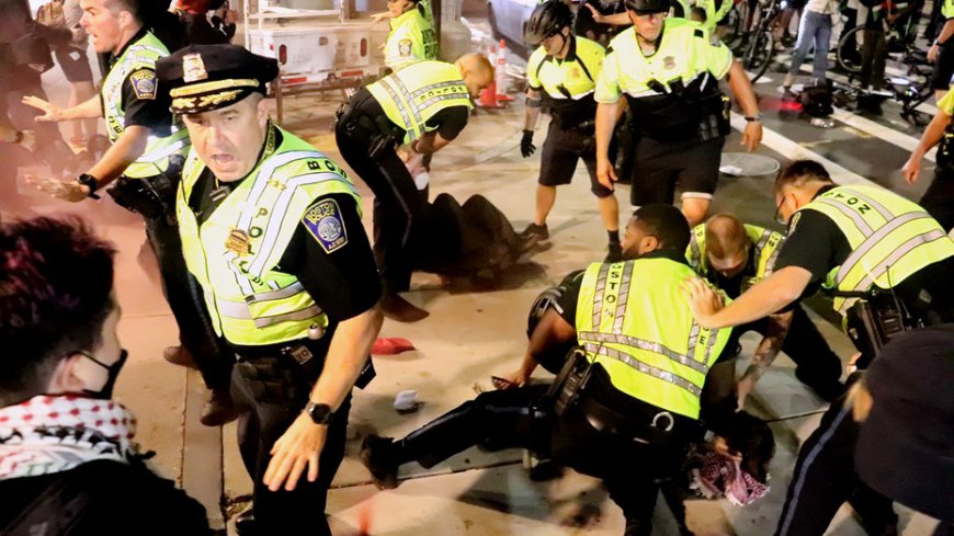 Police union leader says pro-Palestinian rioters ‘lured’ officers into 'gauntlet,' warns agitators