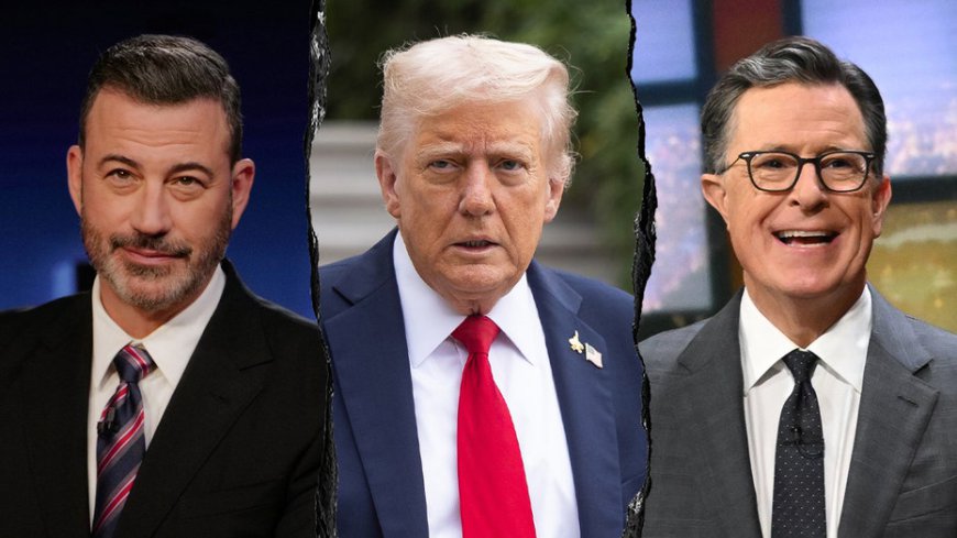 Stephen Colbert, Jimmy Kimmel praise Trump for Gaza peace agreement