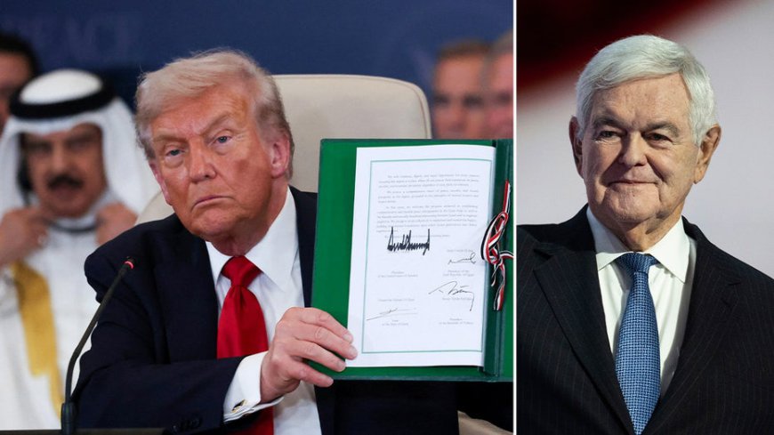 Newt Gingrich praises Trump’s ‘magical’ diplomacy in historic Middle East peace accord