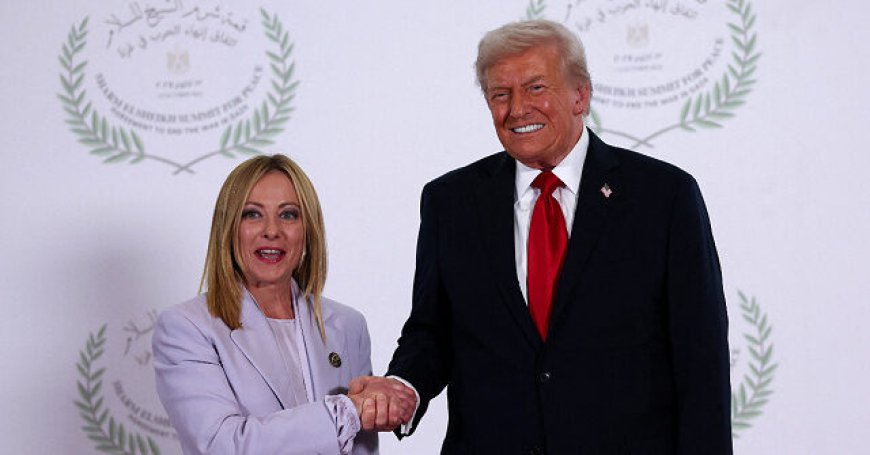 Trump Jokes with 'Beautiful' Italian Prime Minister Meloni: 'End of Your Political Career' if You Say That in U.S.