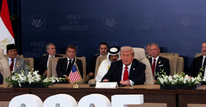 Donald Trump, Middle Eastern Leaders Sign Peace Agreement in Historic Egypt Summit Flanked by World Leaders
