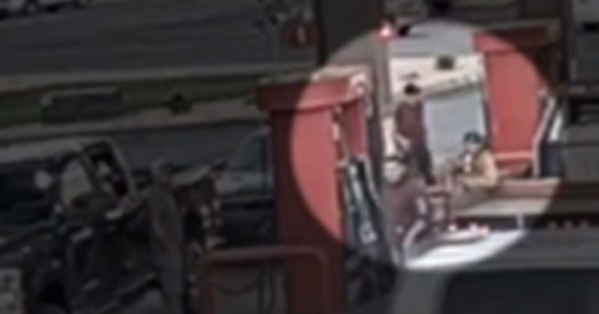 Surveillance Video Shows Charlie Kirk’s Alleged Assassin Calmly Refueling Hours After Murder