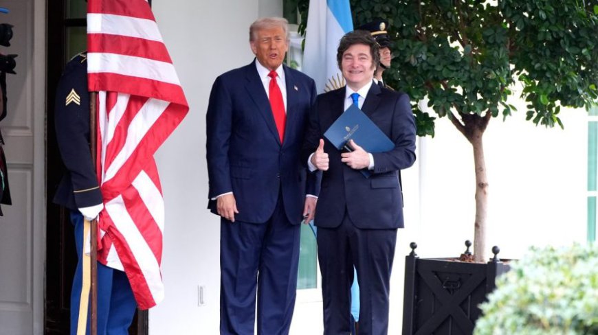 Watch live: Trump meets with Argentina's Javier Milei