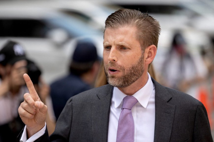 Eric Trump Jokes About How Far His Dad Has Come: ‘A Year Ago He Was Serving French Fries’