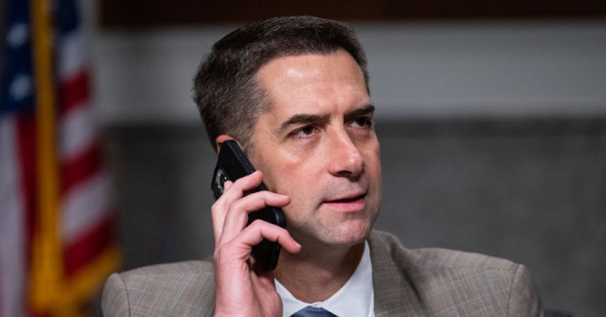 Exclusive — Sen. Tom Cotton Shoots Back at Anti-Columbus Day Posts from Democrats: 'Feel Free to Leave'