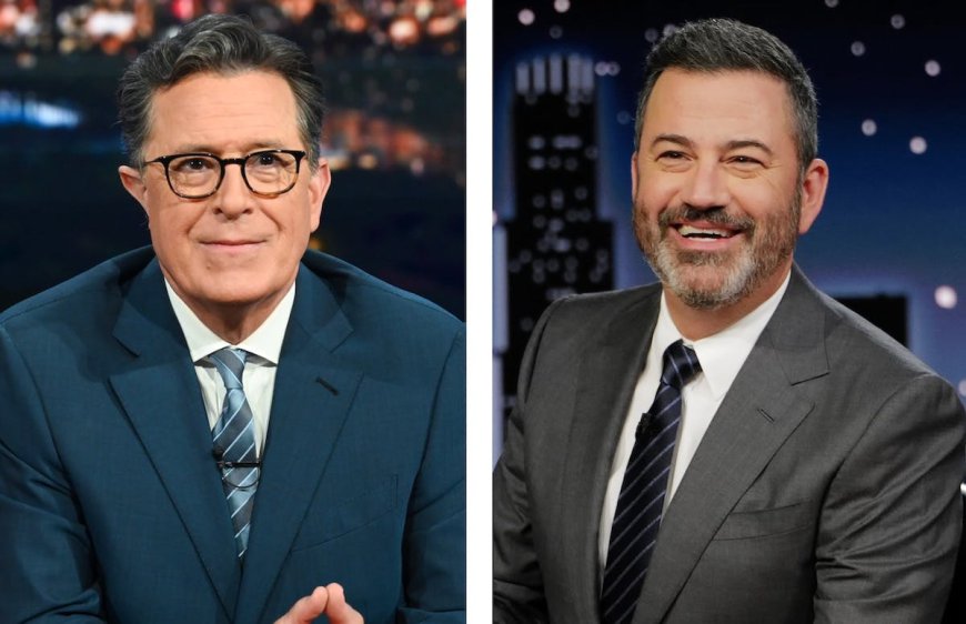 Kimmel, Colbert Praise Trump For Peace Deal, Then Mock Him