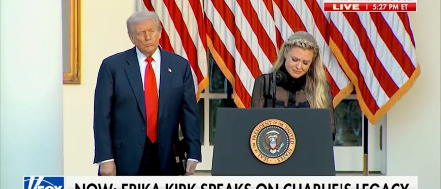 ‘Happy Birthday, Daddy’: Watch As Charlie Kirk’s Widow Reads Birthday Message Daughter Had For Late Father