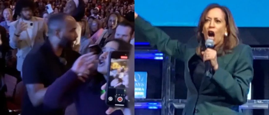 ‘Right-Wing War Criminal!’: Leftist Heckler Disrupts Kamala Book Event To Screech About ‘Genocide’