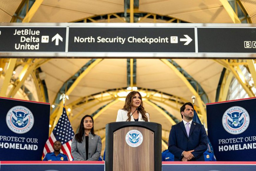 U.S. airports decline airing DHS Secy. Noem’s PSA slamming Dems for govt shutdown amid TSA pay concerns