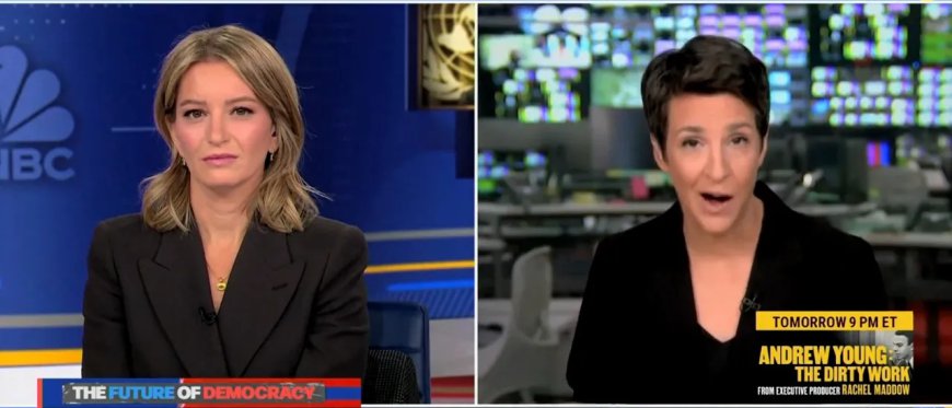 Rachel Maddow Calls Anti-ICE Rioters Peaceful Despite Videos Showing Clashes With Law Enforcement