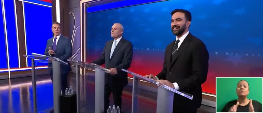 Moderator Presses Mamdani On Hochul Snub As He Fumbles Praise For Her Job