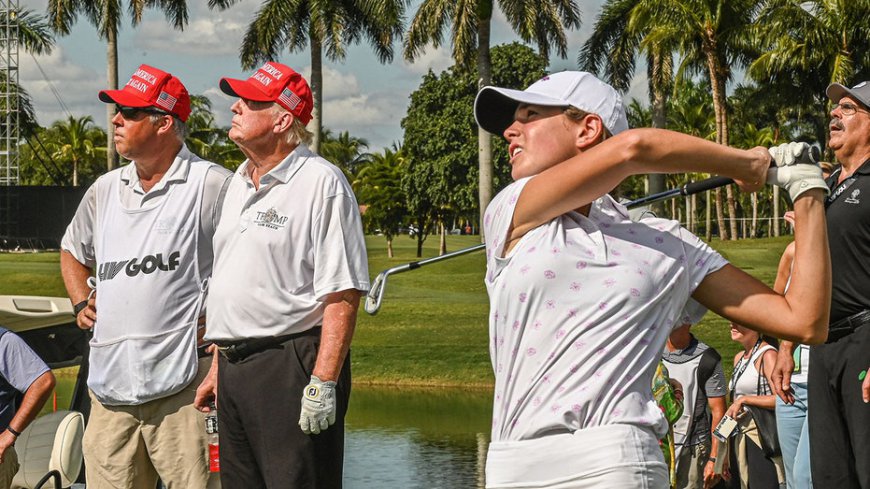 Trump's granddaughter Kai downplays unusual nature of golfing with the President: 'It's nothing new'
