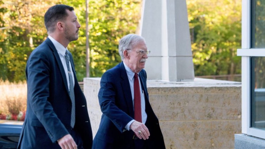 Live updates: Bolton in court to face federal charges; Trump, Zelensky to huddle following Putin call