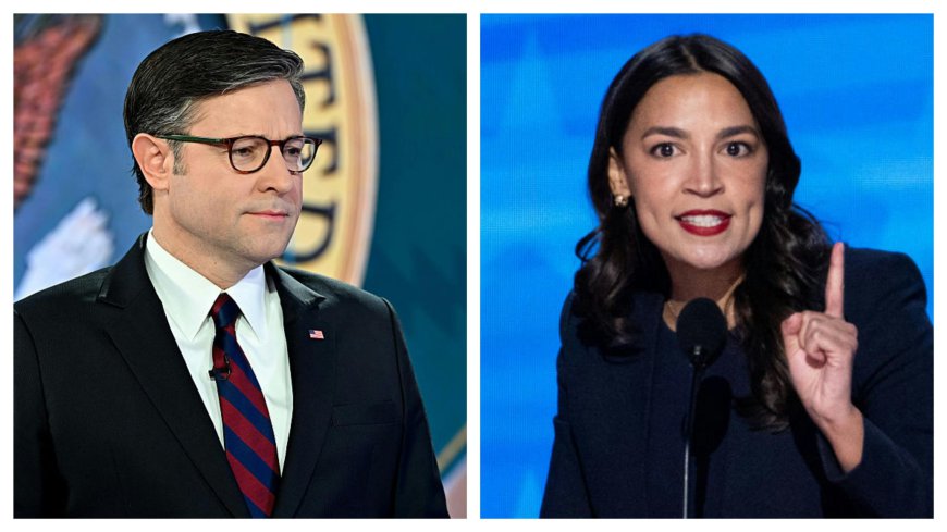 ‘Bless Her Heart’: Speaker Johnson Torches AOC After She Attacks Him, Makes Demands On Trump