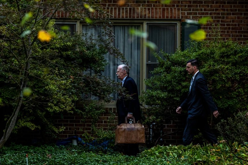 Bolton pleads not guilty to 18 counts of unlawfully transmitting and retaining classified information