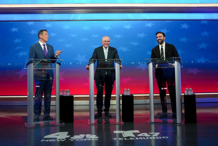 Mamdani, Cuomo and Sliwa face off in first NYC mayoral debate