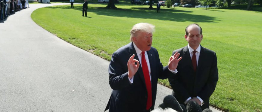 Architect Of Sweetheart Plea Deal Alex Acosta Denies Alleged Epstein Intelligence Ties