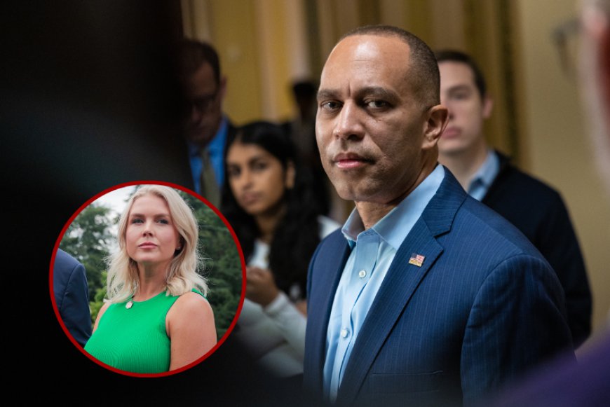 Leavitt responds to Jeffries’ insults, calling him an ‘America last, stone-cold loser’ amid ongoing govt shutdown