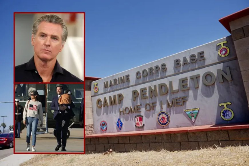 Newsom closes I-5 for Marine Corps 250th anniversary celebration at Camp Pendleton led by VP Vance