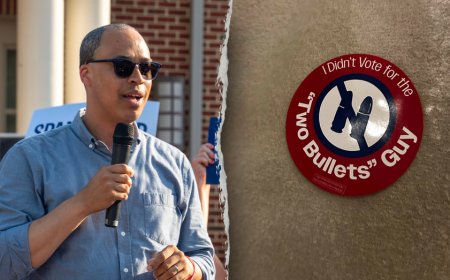 ‘I didn’t vote for the two-bullets guy’: GOP group trolls Jay Jones with stickers at Virginia polls