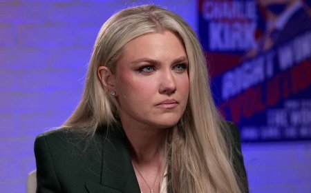 Erika Kirk recounts seeing Charlie lying in the hospital