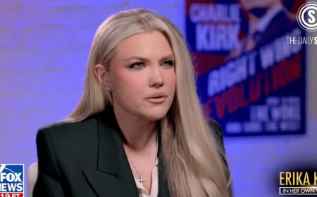 ‘He Wasn’t Afraid’: Erika Kirk Remembers Charlie Kirk as Devoted Father and Fearless Leader