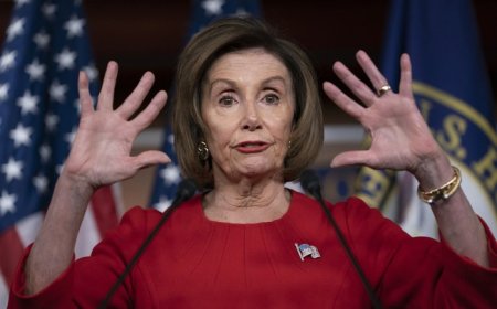 Irony: Pelosi Checks Out While Trump Triumphs