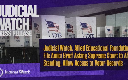 Judicial Watch, Allied Educational Foundation File Amici Brief Asking Supreme Court to Affirm Standing, Allow Access to Voter Records