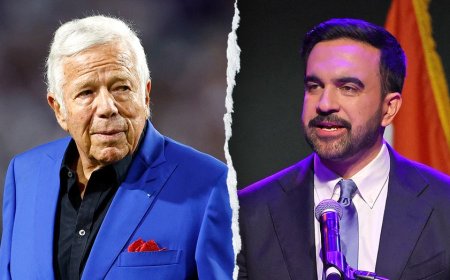 Patriots owner Robert Kraft calls Mamdani NYC election 'sad' and victory speech 'divisive'