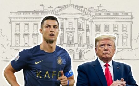 ‘Two GOATS’: Cristiano Ronaldo Chops It Up With Trump At The White House