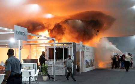 UN climate summit COP30 thrown into chaos after raging inferno causes evacuation