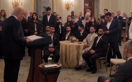 Trump welcomes freed Israeli hostages to White House: ‘You’re heroes’